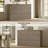 Modern Fluted 3-Drawer Dresser With Pop - Up Design-279676786