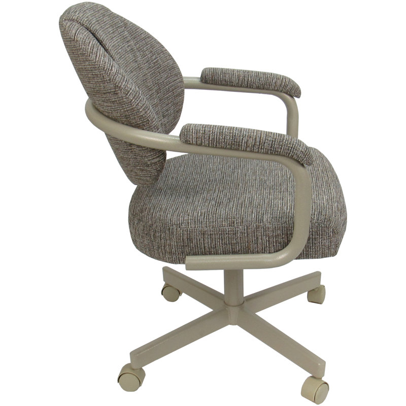 Chaise avec accoudoirs Magaw, Beige