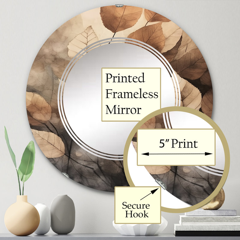 Miroir mural Palmers, 24 po x 24 po