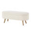 Banc de rangement avec repose-pieds ovale Luxury-131094478
