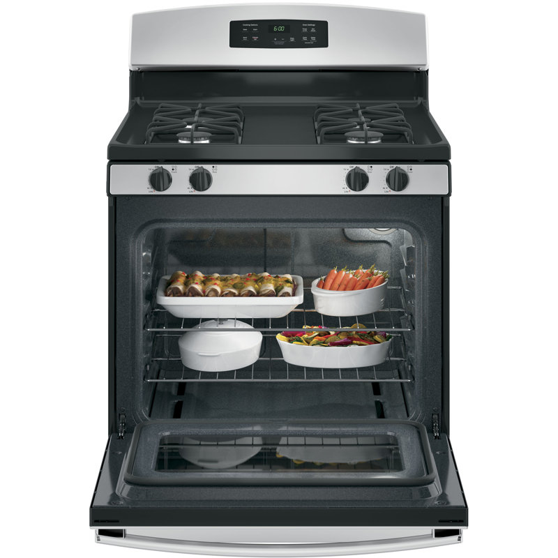 30" 4.8 cu. ft. Freestanding Gas Range, Stainless Steel