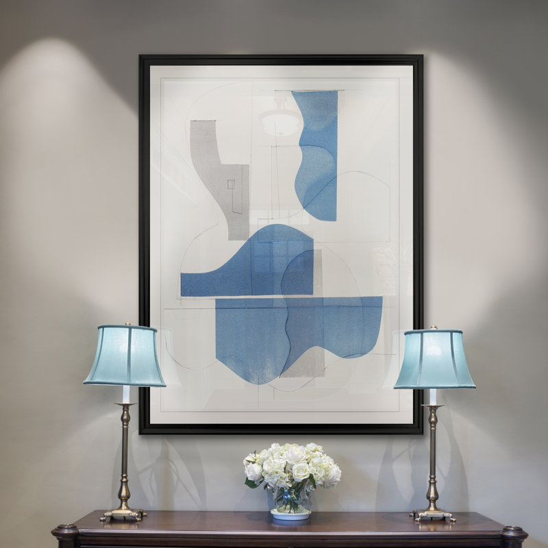 «Pottery Forms II», reproduction sur toile, H 30,5 po x l 42,5 po x P 1,5 po, Cadre noir