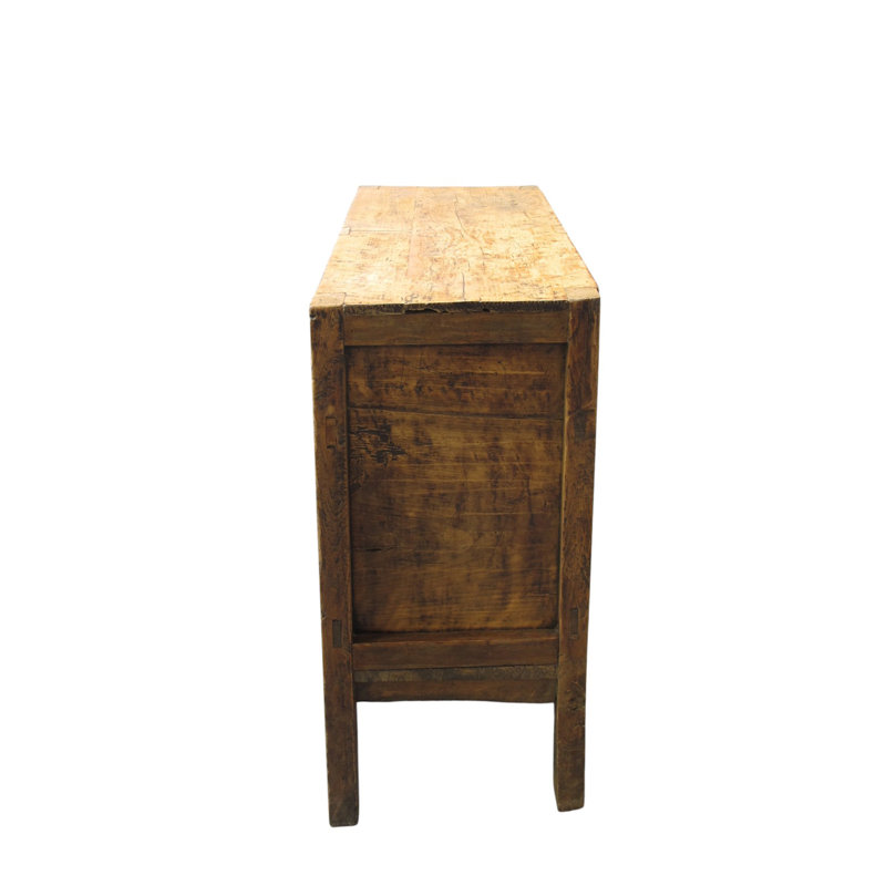 Aged Poplar Double Cabinet