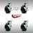 4 Piece Polyolefin Caster Set