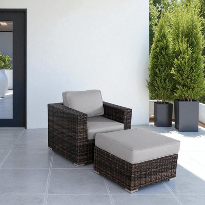 Fauteuil d'appoint rembourré confortable - aucun assemblage requis
