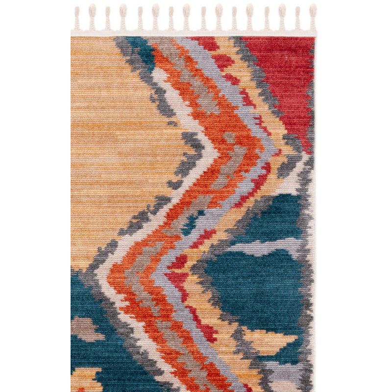 Tapis d'intérieur Yohan Southwestern, Rectangle 4 pi x 5 pi 4 po