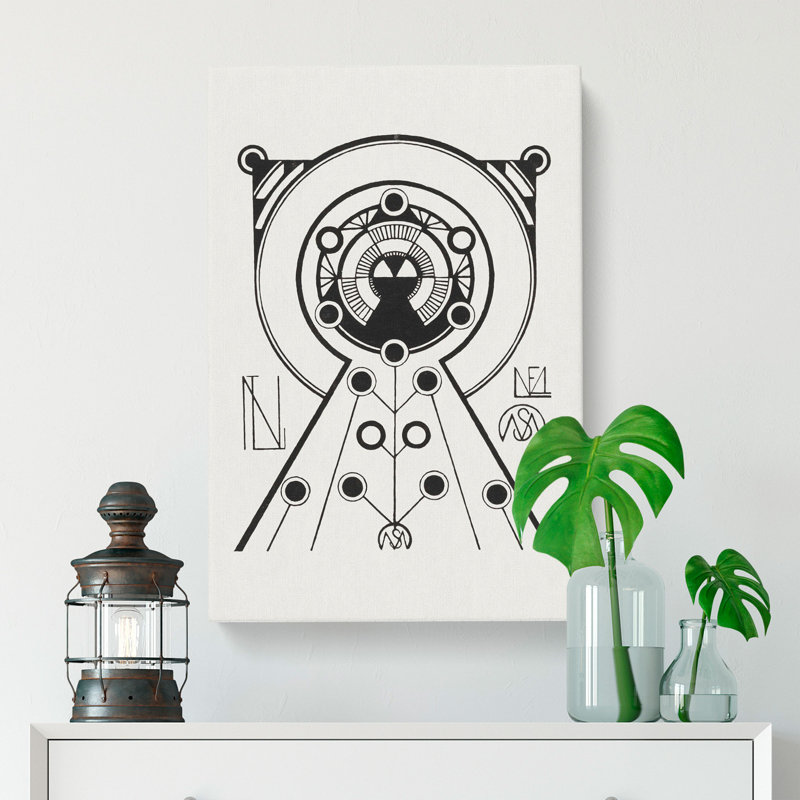 Ornaments Vol.3 by - Wrapped Canvas Painting, 60cm H x 40cm W x 3cm D