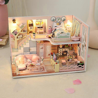 Ensemble de chambre miniature Wizardi - Jolie maison de poupée
