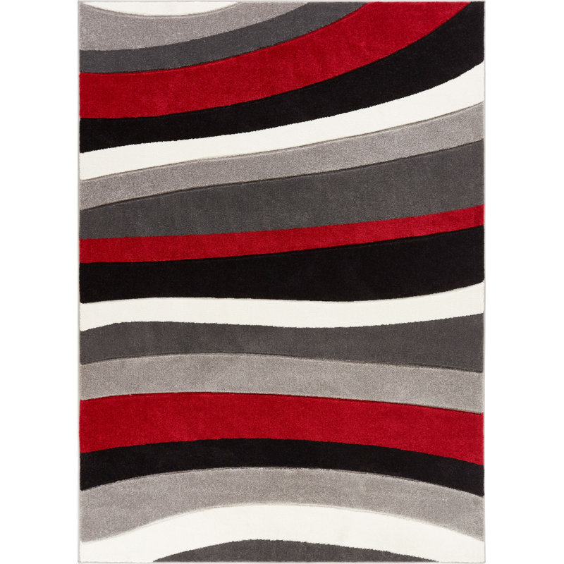 Geometric Synthetic Area Rug, Rectangle 160 x 220cm