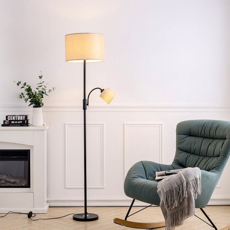 177Cm Black Tree Floor Lamp