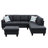 Manol 3 - Piece L- Shaped Upholstered Living Room Sectional Sofa-1234253312-1234253341