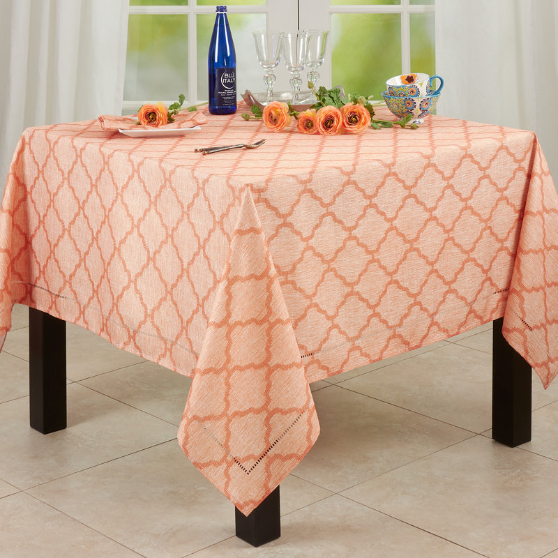 Tablecloth, Orange, 70" x 70"