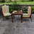 21" x 44" Outdoor Chair Cushion with Ties and Loop-96225599