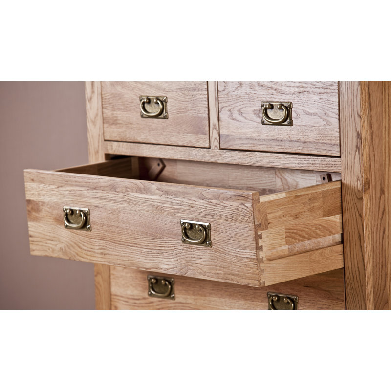 Solid Wood 97cm W 6 - Drawer Chest of Drawers