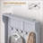 Hall Tree 3-in-1 Entryway Storage Bench, Coat Rack &amp; Shoe Storage, 38" Gray | Gray | MDF-385203743