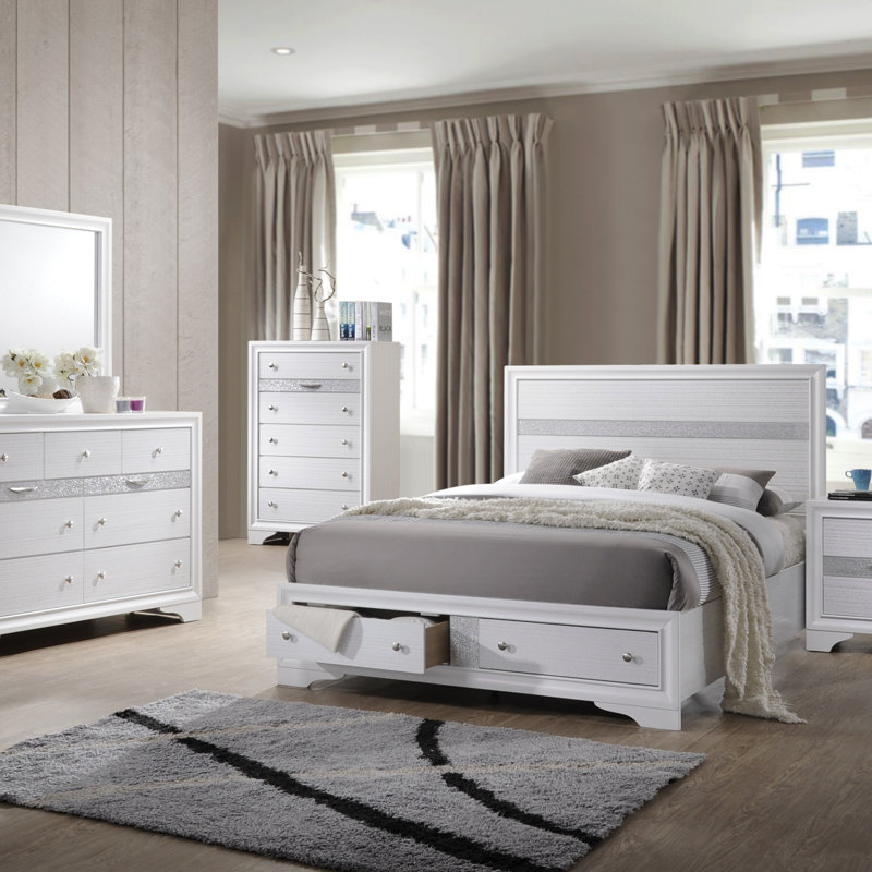 Commode 7 tiroirs Traditional, Blanc