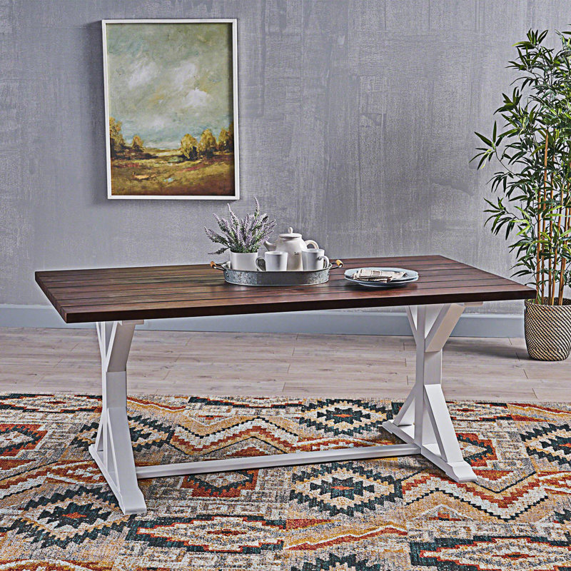 Hyde Acacia Solid Wood Dining Table
