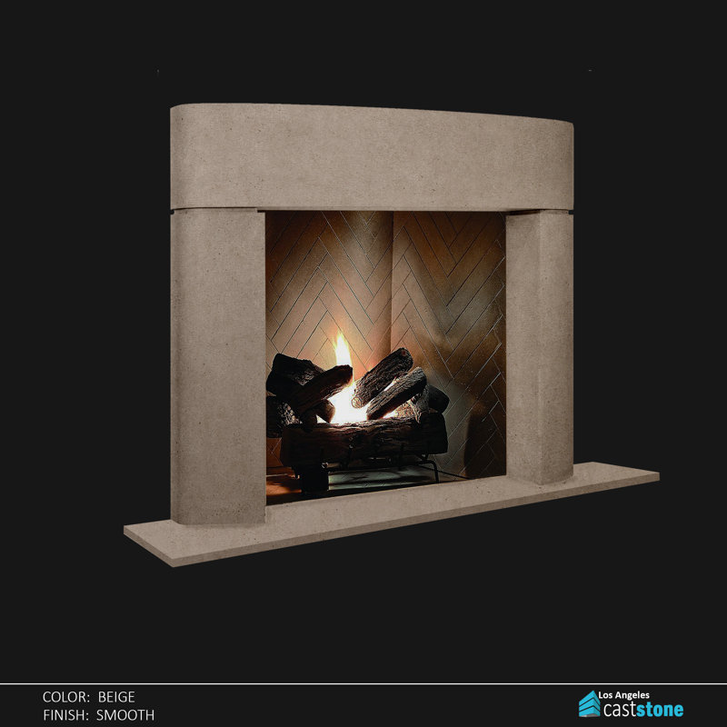 Vells Fireplace Surround, Beige Smooth