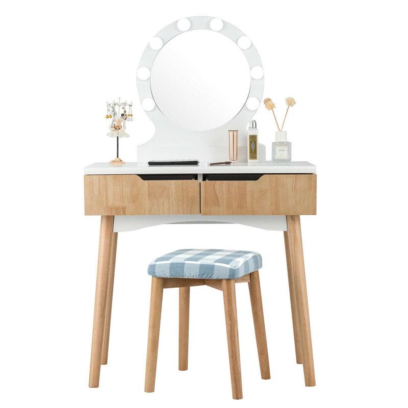 Acle Dressing Table with Mirror