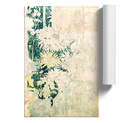 Chrysanthemums by Theo Van Hoytema - No Frame Painting