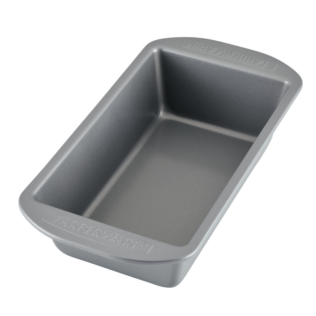 Farberware Bakeware Nonstick Loaf / Meatloaf / Bread Pan, 9 Inch x 5 Inch, Gray Farberware