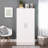Bucholz 65" Tall Wardrobe Cabinet, Storage Cabinet with Hanging Rail and Shelves for Living Room, Kitchen, and Laundry Room, 24.5" D x 32" W x 65" H, White-482326624-417904668