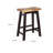 Amber Counter Height Stool, Saddle Seat, Espresso Brown Wood-118708293