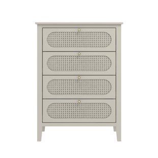 Arthen Rattan 4 Drawer Chest of Drawer