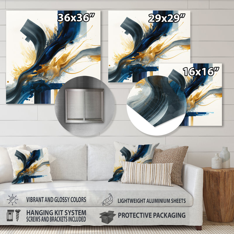 Élégante spirale abstraite I - décoration murale moderne en métal, H 29 po x l 29 po x P 1 po
