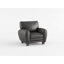 Fauteuil d'appoint moderne et contemporain de 39 po Manwi-1374356278