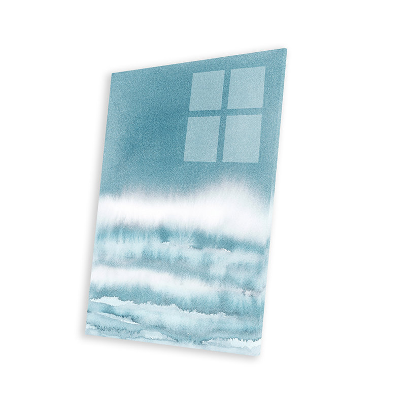 «Morning Waves», impression sur verre acrylique, H 24 po x l 16 po x P 0,25 po