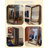 Retro Distressed Pine Rectangular Frame Full-Length Mirror-182011290