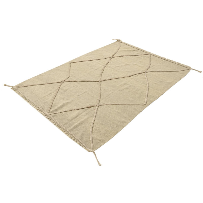 Tapis ivoire 4 x 6 pépins