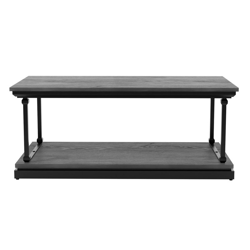 Kiven Single Coffee Table, Antique Gray