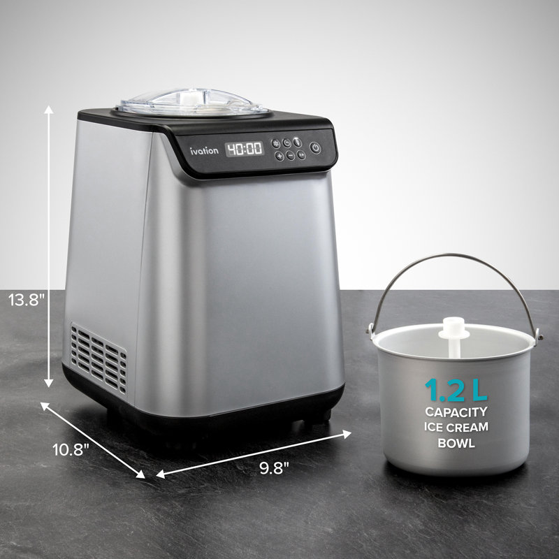 Ivation 1.26 -Qt. Ice Cream Maker
