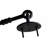 Black Wrought Iron Cabin Hooks