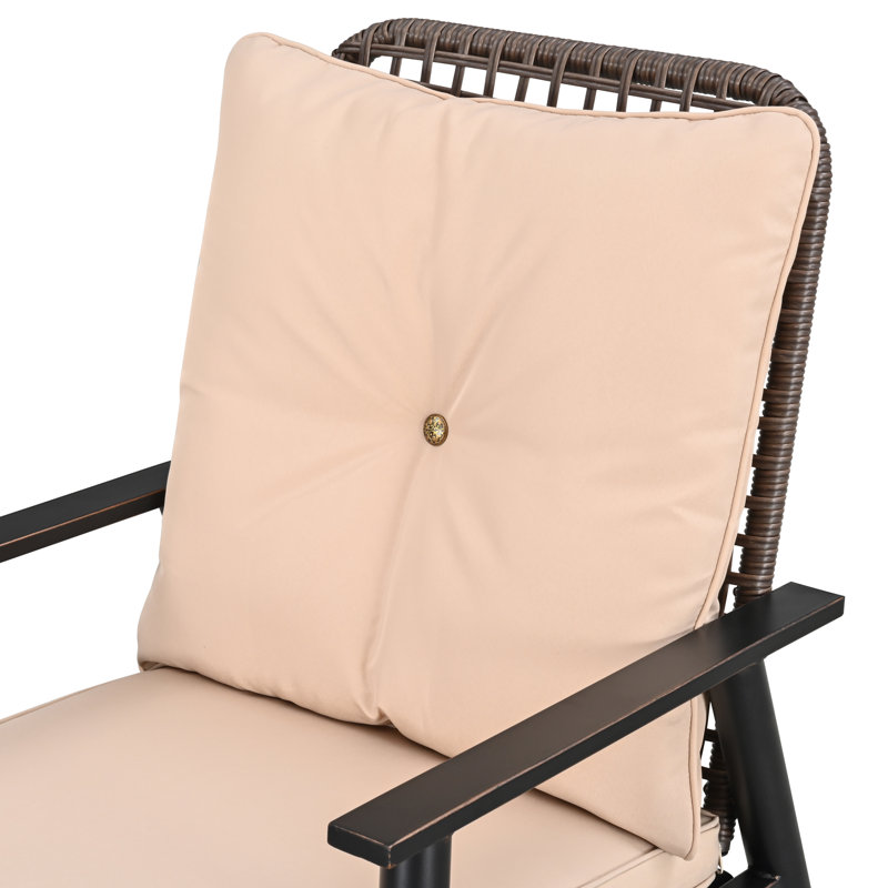 Ensemble de conversation avec coussins 3 pièces Einstein, Beige
