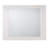 Stylish And Functional White High Gloss Finish Mirror For Interior Decoration