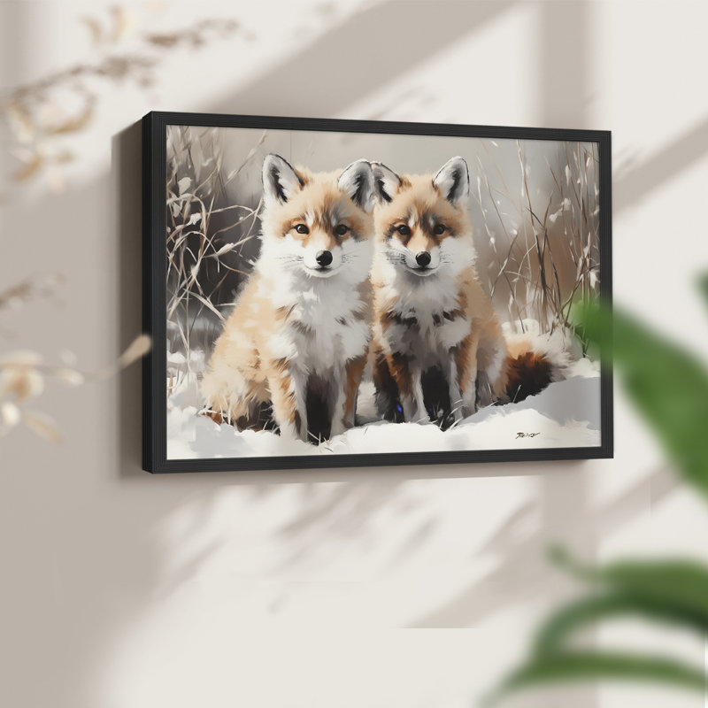 Art de Noël - DCCCLIV - Reproduction encadrée - Restickable, H 16 po x l 20 po, Noir, noir, noir, noir