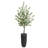 Eucalyptus Artificial Tree in Gray Planter