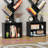 Bookcases With Led Light And Remote Control, 7-tier 2 Drawer Column Floor Lamp-1757698329