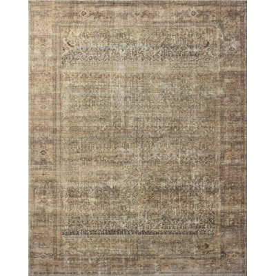 Amber Lewis x Loloi Morgan Lagoon / Clay feat. Cloudpile Area Rug