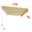 Dakota Fields 300 cm W x 250 cm D Retractable Patio Awning-828959418-981817872