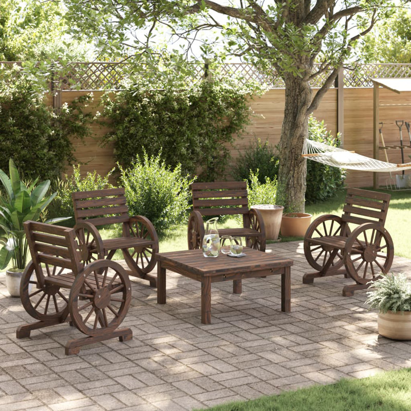 Chiyoda Outdoor Lounge Chair, Brown
