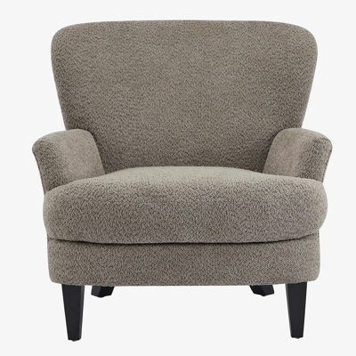 Fauteuil club rembourré Gerald Boucle