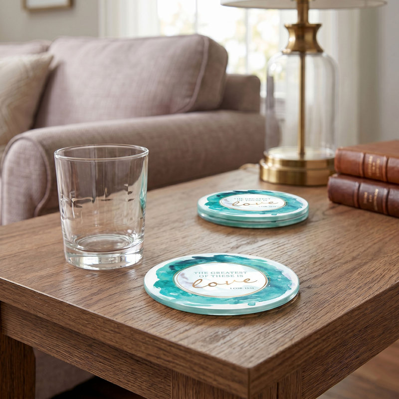 Sous-verre en verre