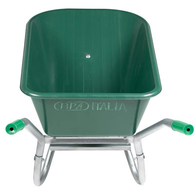 vidaXL Wheelbarrow 90 L 150 kg Galvanised Steel and Plastic