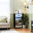 4 Drawer Dresser for Bedroom, Narrow Chest of Drawers, Wooden Top and Study Iron Frame 18"x37.5"-(WxH)