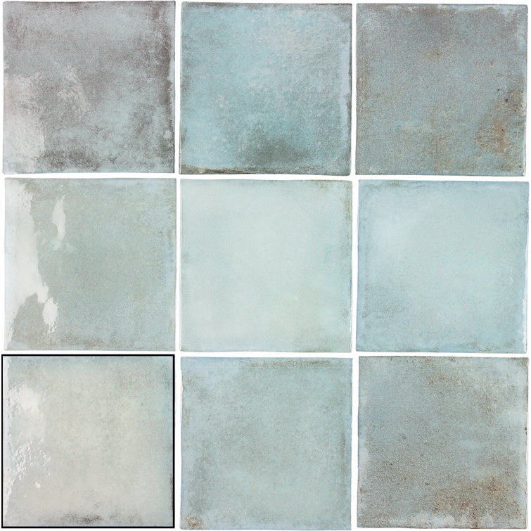 BATCH Edisto 4'' W x 4'' L Ceramic Tile & Reviews | Wayfair