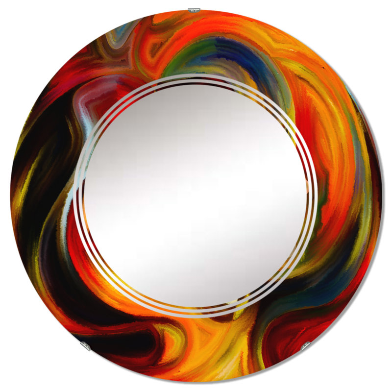 Circle Mirror, 24" x 24"